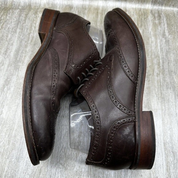 Cole Haan Grand OS Dress Shoes Mens‎ Size 10 Brown Leather Oxfords Wing Tip main image 7